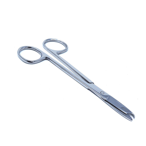 กรรไกรผ่าตัดสแตนเลสแบบใช้มือสำหรับเย็บแผล ขายส่ง อุปกรณ์ผ่าตัดมืออาชีพ กรรไกรเย็บแผล - Product Image 1