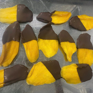 Vietnam <b>Dried</b> <b>Mango</b> Chocolate Coated Dehydrated <b>Mango</b> with Chocolate Coating Sweet Snack Bulk Export Supplier - Product Image 1