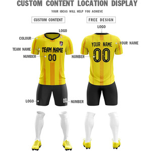 Equipación Profesional de Fútbol para Competiciones de Liga, Logotipo, Nombre, Número, Uniforme, Proveedor de Ropa Deportiva Resistente - Product Image 3
