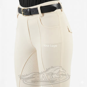 Leggings de Equitación de Silicona de Alta Elasticidad para Práctica Diaria, Cómodos y Elásticos con Ajuste Seguro en la Cintura - Product Image 1