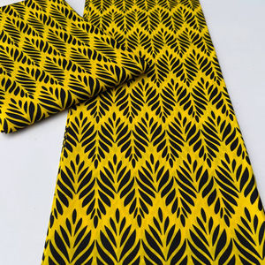 Tissu en coton Ankara authentique du Ghana, imprimé wax africain, motifs vibrants pour la mode et l'artisanat des jeunes filles - Product Image 1