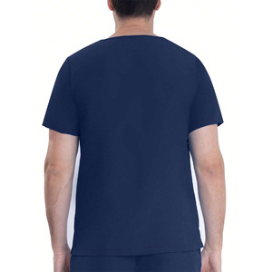 Mens Scrub Tops With Custom Design Hospital Medical Uniform Shirts Manufacturer Pakistan OEM Export Markets - Product Image 3