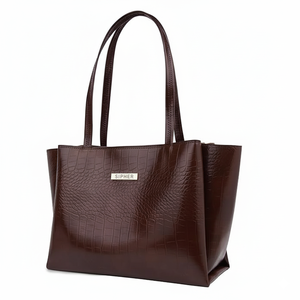 Bolsos de Hombro Personalizables de Gran Capacidad para Mujer, Estilo Bohemio Vintage, Cuero PU de Primera Calidad, Impermeables, con Cierre y Flores, para Invierno - Product Image 2