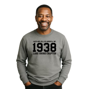 เสื้อสเวตเชิ้ตลายกราฟิกสีเทาสำหรับผู้ชาย รุ่นปี 1938 แขนยาว สวมใส่สบายๆ สไตล์สตรีทแวร์ เหมาะสำหรับทุกวัน เสื้อผ้าไลฟ์สไตล์ที่ใส่สบาย - Product Image 1