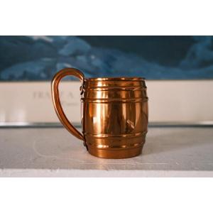 Mug à bière Moscow Mule en cuivre poli miroir, designs personnalisables, style européen, pour bar, fêtes, cadeaux. - Product Image 1