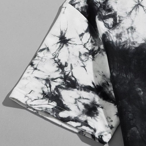 Conjunto de Camiseta y Pantalones Cortos Tie Dye para Hombre, Precio Económico 2026, Estilo Casual de Verano, Dos Piezas, Transpirable, Ropa Deportiva Urbana - Product Image 2