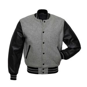 Veste universitaire pour homme en molleton de laine enduit, col montant, sur mesure, vente en gros 2022, fabricant professionnel - Product Image 4