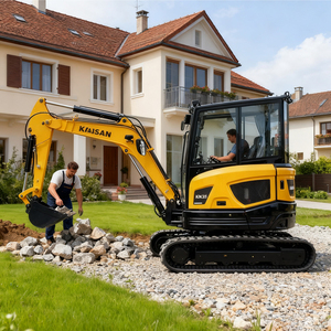 Nuovo Mini Escavatore Cinese all'Ingrosso Motore 3.5 Tonnellate Design Compatto Mini Escavatore 1 Tonnellata 2 Tonnellate 2.5 Tonnellate con A/C Mini Escavatore in Vendita - Product Image 3