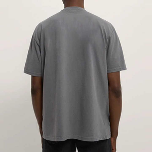 Camiseta de Algodón de Alta Calidad con Logotipo Personalizado al por Mayor, Camiseta de Moda Urbana Informal para Hombre y Mujer, Camiseta de Moda Urbana Extra Grande - Product Image 2