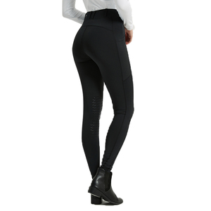 Leggings de equitación para mujer con agarre de silicona, cintura alta, elásticos, transpirables, de alto rendimiento y ajuste deportivo. - Product Image 1