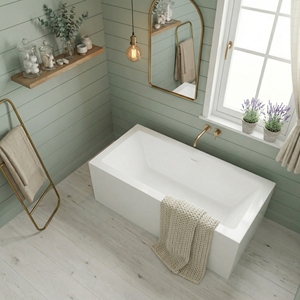 Baignoire autoportante, FW-5511-60, baignoire autoportante moderne en acrylique durable pour salle de bain - Product Image 3