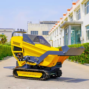 Self-Loading Diesel Hydraulic Crawler Loader Mini Dumper China 500kg 1000kg PLC Motor with Lift and Crane for Sale - Product Image 2