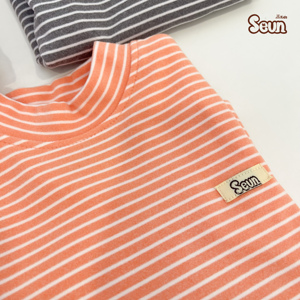 ชุดเซ็ตเสื้อแขนยาวลายทางสำหรับเด็ก SeunKids ผลิตจากผ้าฝ้ายผสมโพลีเอสเตอร์เนื้อนุ่ม สำหรับเด็กชายและเด็กหญิง ผลิตในเวียดนาม - Product Image 5