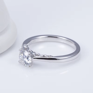 0.8 Carat round 18k Solid Gold <b>Ring</b> Fine Jewelry <b>Rings</b> <b>Men</b> Luxury Birthday Gift Fashion Style Colored Lab Diamond - Product Image 6