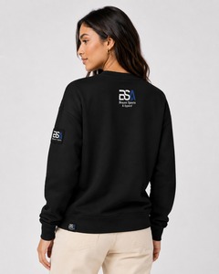 Sweat-shirt personnalisé pour femme, nouvelle collection hiver, design tendance, haute qualité, couleurs personnalisables, avec badge lettre, uni teint - Product Image 2