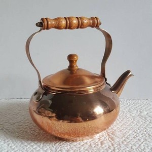 Tetera Clásica de Cobre Martillado para Hervir Agua, Té y Café, para Estufa, Uso Decorativo en Hogar y Hotel - Product Image 3