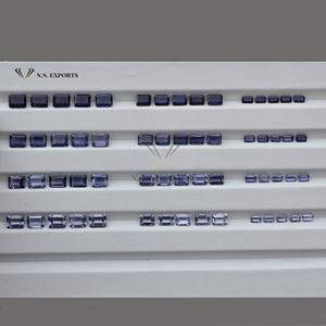 3x4mm-8x10mm Iolite naturelle octogone taille émeraude pierres précieuses en vrac prêt à l'achat bijoux Iolite en gros chez le fournisseur régulier - Product Image 3