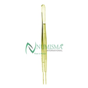 Pinces chirurgicales droites hémostatiques en acier inoxydable plaqué or, certifiées CE, pour pansements et chirurgie générale - Product Image 3