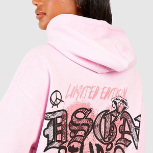 Sudadera con Capucha Estilo Utilitario para Mujer, Sudadera de Forro Polar de Peso Medio, Informal, Urbana, para Exteriores, Ropa de Calle, Atuendo de Invierno - Product Image 5