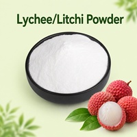 Instant Lychee/Litchi-sappoederconcentraat, sproeidrogen lychee fruitpoeder voor dranken/smoothies