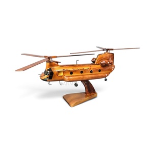 Solid Wood Military Transport Aircraft CH-47/ AH-1/ UH-60/ V-22/ <b>C</b>-130 Wooden Model 1:32/1:48 Scale <b>Table</b> Decor from Vietnam - Product Image 1