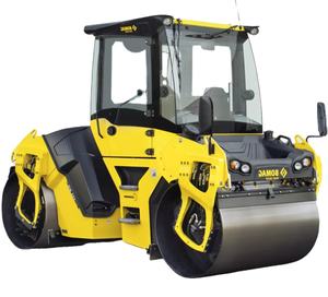 Compacteurs routiers vibrants à double tambour de 12 tonnes, haute fréquence, robustes, modèle 2020, 2000 mm, pour asphalte - Product Image 1