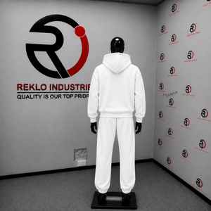 Custom <b>White</b> Tracksuit <b>Men</b> Oversized Pullover Hoodie <b>Jogger</b> Pants Set Grey Graphic Streetwear Sportswear Wholesale OEM Supplier - Product Image 4