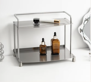 Vietnam Stainless Steel Multi Layer Storage Rack <b>Large</b> Capacity Display Organizer Shelf - Product Image 2