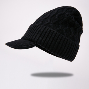 Custom Logo 3D Embroidery Letter Winter Solid Color Plaid <b>Beanie</b> Hat Satin Lined Knitted <b>Skull</b> Cap Acrylic Thicker Warm Beach - Product Image 3