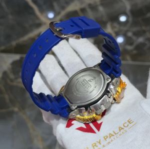 Shreeji Jewels Stainless Steel VVS Moissanite High Quality GPS Alarm Waterproof 3BAR 42MM Luxury Fashion <b>Arabic</b> Analog - Product Image 2