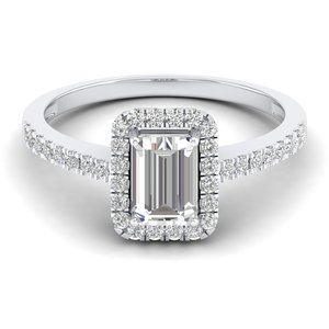 REYES Fine Jewelry Latest Design 14K Rose Gold IGI Certified Diamond <b>Ring</b> <b>Customized</b> Wedding Engagement Gift <b>Rings</b> For Women - Product Image 5