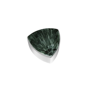 Premium Silver Plated 925 Sterling Silver Classic Slider Seraphinite Mix Shapes Spring <b>Lock</b> <b>Cable</b> Chain Bezel Setting Gift - Product Image 5