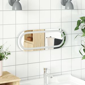Specchio bagno LED ovale 15.7 "x 5.9" dimensioni - Product Image 1