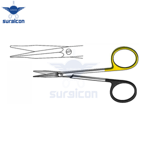 Ciseaux chirurgicaux Siegert 11,5 cm / 4-1/2 pouces, lame droite dentelée, Super Cut TC, qualité supérieure - Product Image 2
