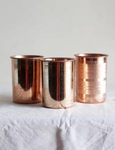 Taza de Cobre Puro Hecha a Mano, Taza de Cobre Martillado para Cerveza, Vajilla de Cobre Premium de Madiha Art and Crafts - Product Image 3