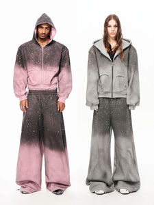 Trajes Deportivos de Algodón con Logotipo Personalizado al por Mayor, MOQ Bajo, Trajes Deportivos para Hombre, Ropa Deportiva Urbana, Directo de Fábrica - Product Image 3