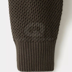 Factory Made Winter Solid Color Fine Knit Casual <b>Men</b> <b>Cardigan</b> <b>Long</b> Sleeve V Neck Button Breathable Wool Liner Comfortable Daily - Product Image 6