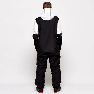 Traje de Esquí para Adultos, Cálido e Impermeable, Mono de Nieve de Una Pieza |   Sudadera con Capucha y Cremallera, Colores Personalizados, Logotipo, Precio de Fábrica, Diseño Gratuito, Maqueta - Product Image 4