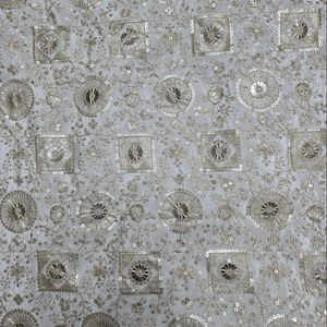 Tissu brodé de qualité supérieure pour vêtements de mode féminine, vêtements de créateurs, robes de soirée, kaftans, abayas, vêtements de mariée - Product Image 6