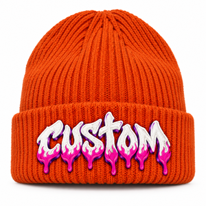 High Quality Custom Logo Winter <b>Beanies</b> 3D Embroidery Unisex Warm Stretch Knit Hat Y2K Streetwear Fashion Wholesale Supplier USA - Product Image 1