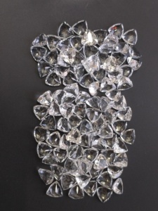 Topacio Blanco Natural de 7MM con Corte Trillón, Gema Suelta de la Mejor Calidad para la Fabricación de Joyas - Product Image 3