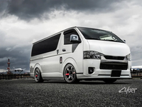 Jantes en alliage d'aluminium forgé avec finition noire transparente, coupe diamantée, pour RAYS TE37SB SL TOYOTA HIACE NISSAN NV350 CARAVAN PRADO