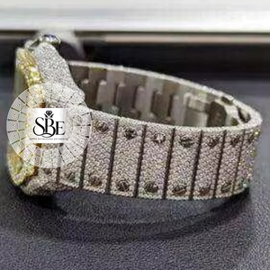 Reloj de Diamantes Moissanite Elegante de Primera Calidad para Hombre y Mujer para Ocasiones Especiales, Regalos Corporativos y Moda de Lujo - Product Image 3