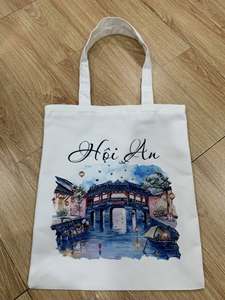 Bolsa de Regalo de Lona de Lujo con Logotipo Personalizado, Bolsa de Mano de Algodón Reutilizable Ecológica para Eventos y Marca, Calidad Premium al por Mayor - Product Image 2