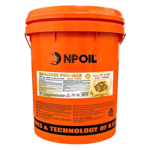 น้ำมันเครื่องสำหรับงานหนัก NPOIL PRO-MAX GOLD 10W40 บรรจุถัง 18 ลิตร/25 ลิตร/200 ลิตร คุณภาพสูง ผลิตในเวียดนาม ได้รับมาตรฐาน API ใช้งานได้นาน 3-5 ปี - Product Image 1