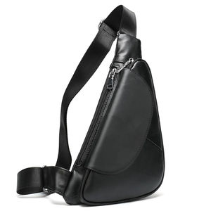 Sacs bandoulière homme en cuir véritable écologique, design tendance, capacité 30-40L, pour sports de plein air, personnalisables avec logo sur mesure - Product Image 1