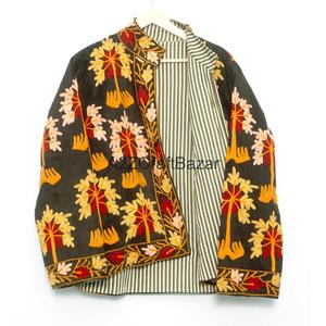 เสื้อแจ็คเก็ตคอร์ติสแบบวินเทจ ทำมือ ลายนูน  รักษ์โลก ระบายอากาศได้ดี แห้งเร็ว บุด้วยผ้าฝ้าย เหมาะสำหรับฤดูใบไม้ผลิ/ฤดูใบไม้ร่วง/ฤดูหนาว/ฤดูร้อน - Product Image 6