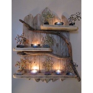 Handcrafted Driftwood Nautical <b>Shelf</b> for Coastal Decor - Wholesale - Product Image 3