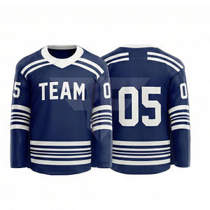 Maillots de hockey sur glace personnalisés en sublimation, vente en gros, tissu en maille de qualité supérieure, coupe pour jeunes et adultes, tailles plus grandes, maillot de hockey sur glace - Product Image 2
