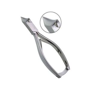 Coupe-ongles professionnel en acier inoxydable, droit, 12,5 mm, à mâchoires biseautées, ouverture large, pointe affûtée, durable, portable, pour ongles épais - Product Image 1